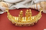 Gold Sindoor Box Dual Container For Kumkum and Vibhudhi
