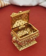 Ganesh Gold Sindoor Box Kumkum Storage - Image 2