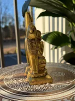 Handcrafted Brass Rahavendra Swamy Statue - Divine Home Decor & Spiritual Gift - Image 3