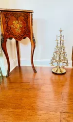 Brass Multi Wick Lamp Large 30 Villaku for Pooja & Boho Decor - Image 2