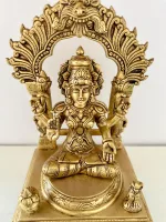 Handcrafted Brass Lakshmi God Idols in Big Arch Design - Spiritual Decor - Image 2