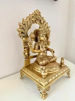 Handcrafted Brass Lakshmi God Idols in Big Arch Design - Spiritual Decor - Image 3