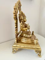 Handcrafted Brass Lakshmi God Idols in Big Arch Design - Spiritual Decor - Image 4