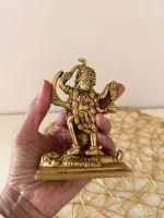 Elegant Brass Kali Amman God Idol - Handcrafted Hindu Deity Figurine for Home Decor - Image 4
