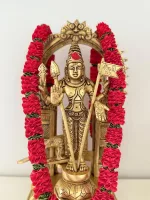 Handcrafted Brass Thiruchendur Murugan God Idols | Divine Figurines for Worship and Blessings - Image 7