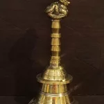 Traditional Brass Hand Bell for Pooja | Beautifully Crafted Ritual Bell for Worship