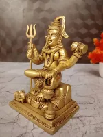 Handcrafted Brass Shiva Statue - Divine God Idols for Home Decor & Spirituality - Image 4