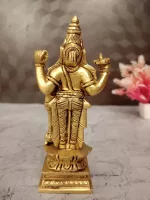 Handcrafted Brass Vishnu Statue - Divine Hindu Home Decor - Spiritual Gift - Image 3