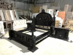 Daze Hand Carved Gothic Bed - Image 27