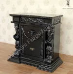 DAZE Hand Carved Gothic Nightstand - Image 3