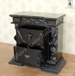 DAZE Hand Carved Gothic Nightstand - Image 4